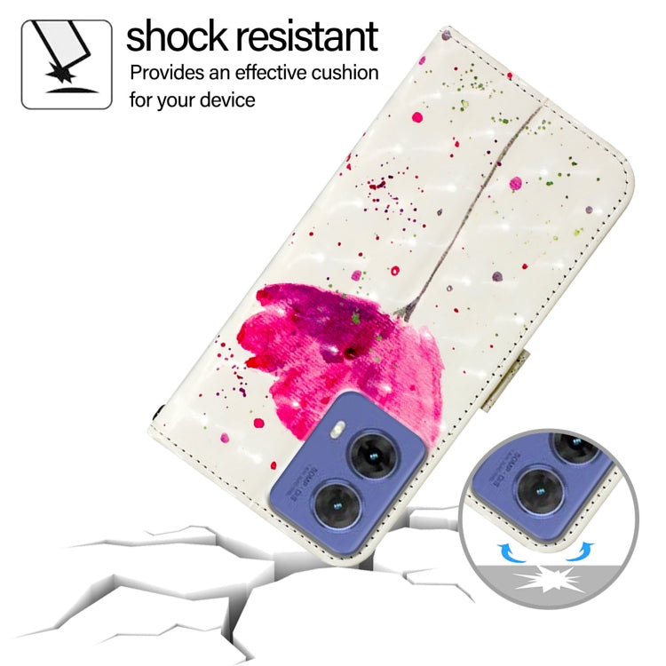 For Motorola Moto G85 3D Painting Horizontal Flip Leather Phone Case