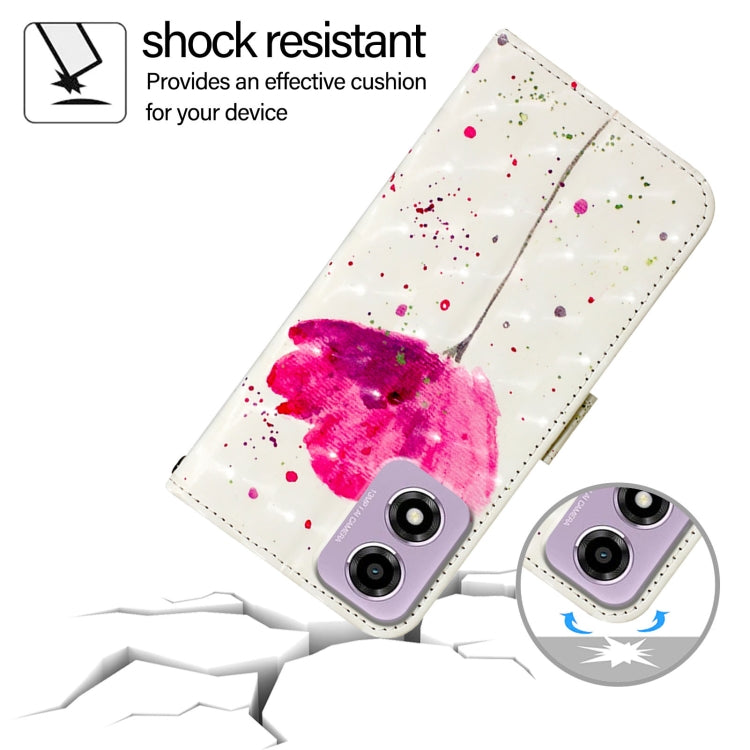 For Motorola Moto E14 3D Painting Horizontal Flip Leather Phone Case
