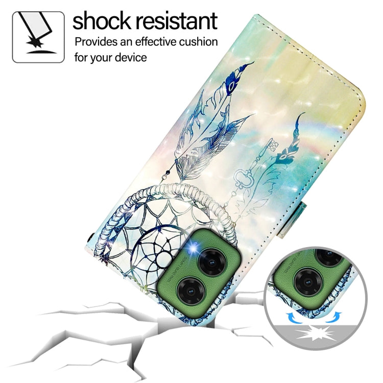 For Motorola Moto G35 3D Painting Horizontal Flip Leather Phone Case