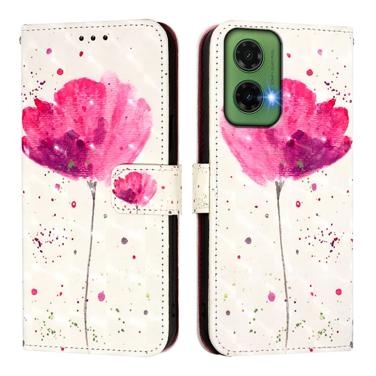 For Motorola Moto G35 3D Painting Horizontal Flip Leather Phone Case