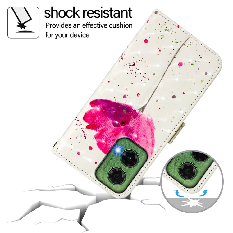 For Motorola Moto G35 3D Painting Horizontal Flip Leather Phone Case