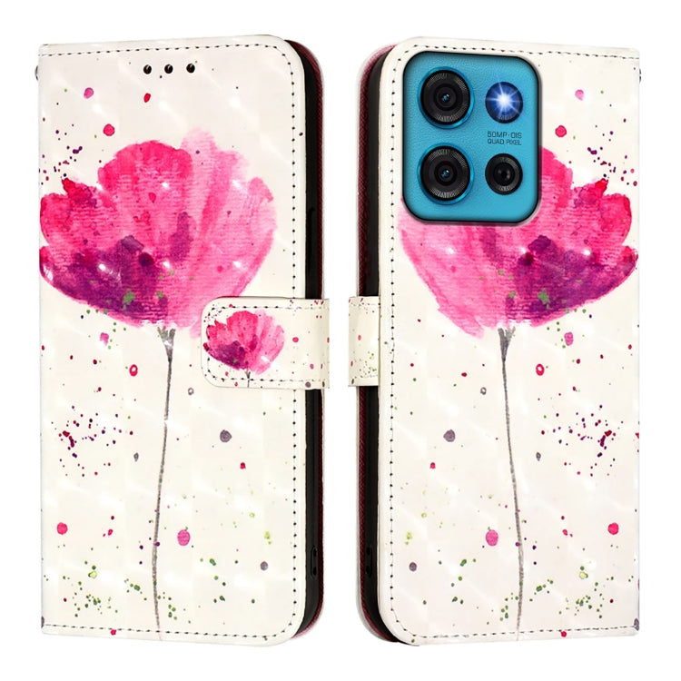 For Motorola Moto G75 5G 3D Painting Horizontal Flip Leather Phone Case