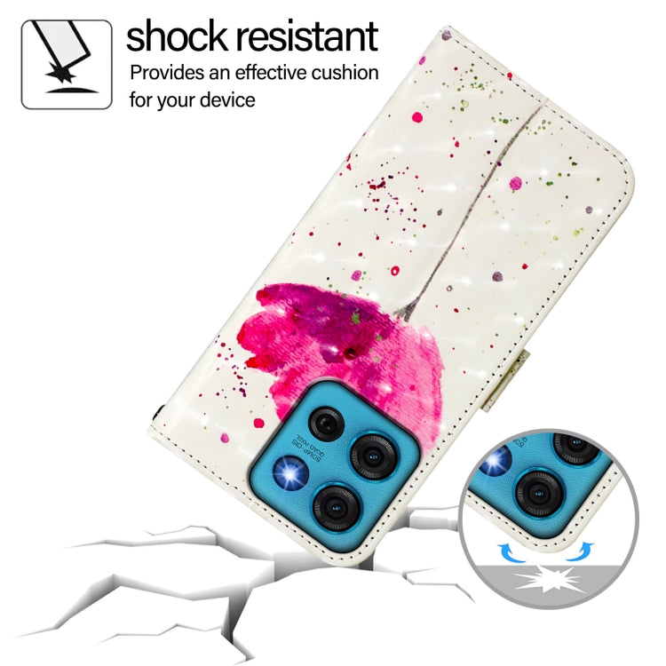 For Motorola Moto G75 5G 3D Painting Horizontal Flip Leather Phone Case