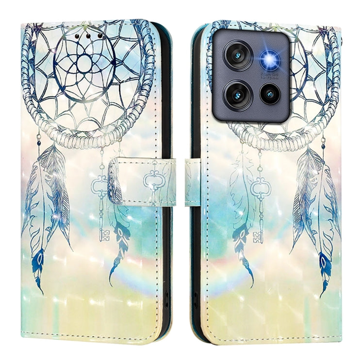 For Motorola Edge 50 Neo 3D Painting Horizontal Flip Leather Phone Case