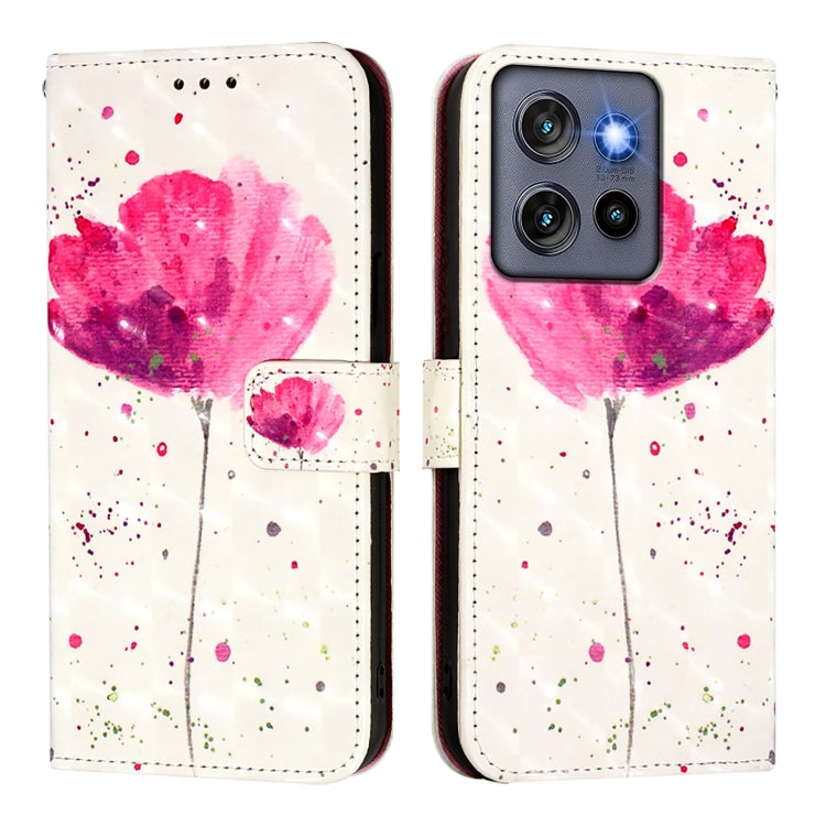 For Motorola Edge 50 Neo 3D Painting Horizontal Flip Leather Phone Case