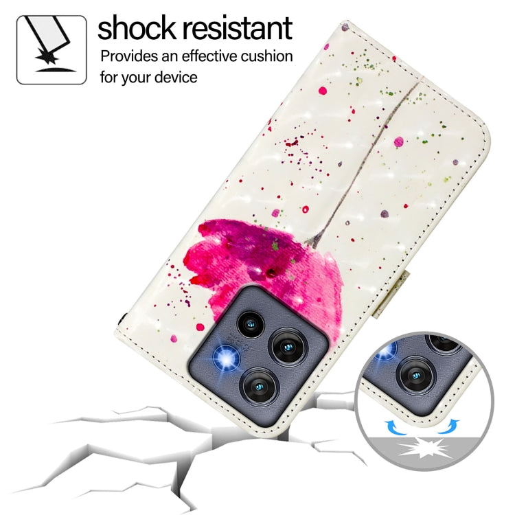 For Motorola Edge 50 Neo 3D Painting Horizontal Flip Leather Phone Case