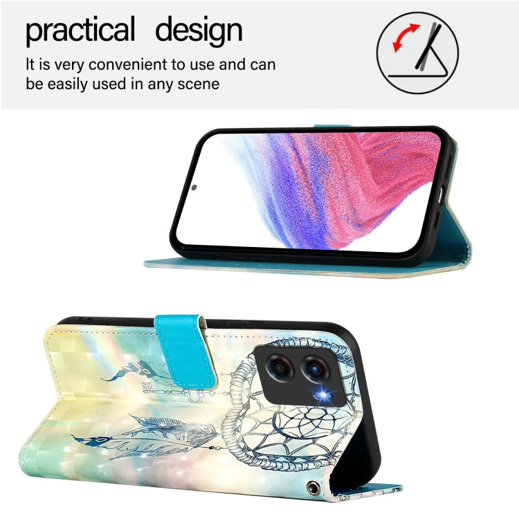 For Motorola Moto G05 3D Painting Horizontal Flip Leather Phone Case
