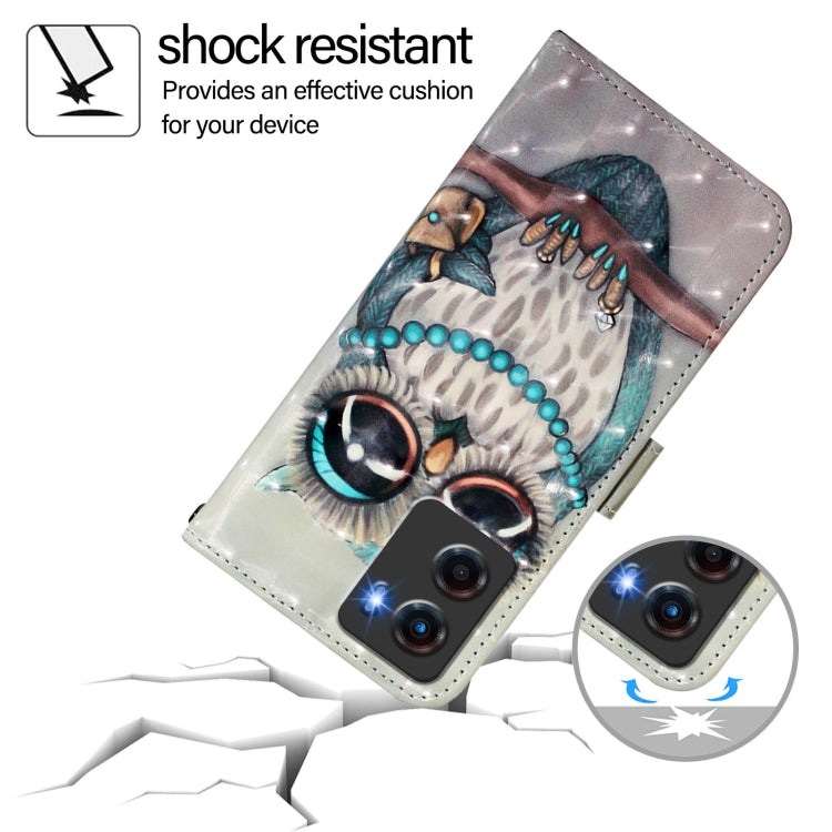 For Motorola Moto G05 3D Painting Horizontal Flip Leather Phone Case