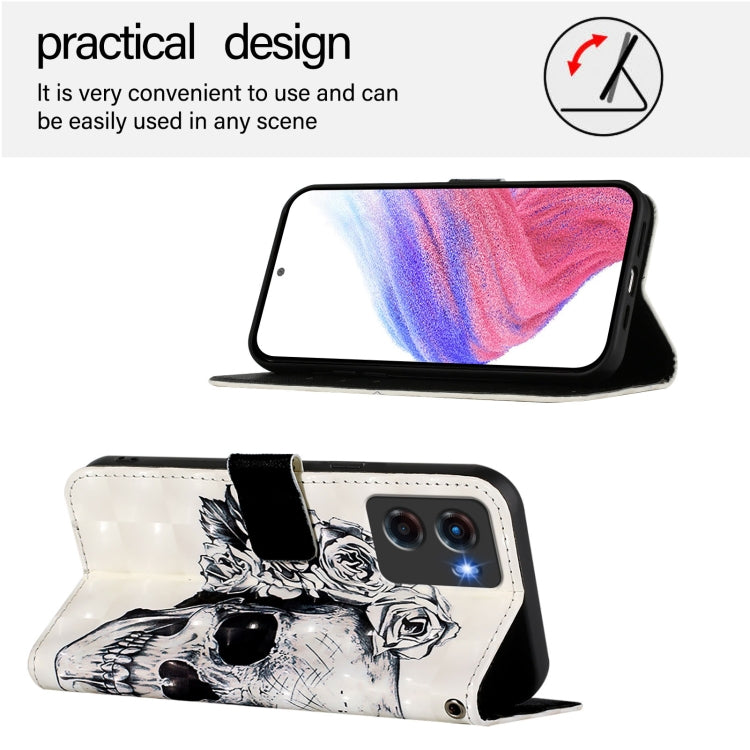 For Motorola Moto G05 3D Painting Horizontal Flip Leather Phone Case