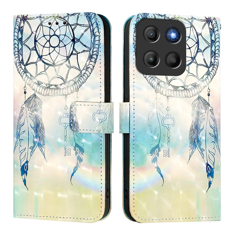 For Motorola Moto G15 3D Painting Horizontal Flip Leather Phone Case
