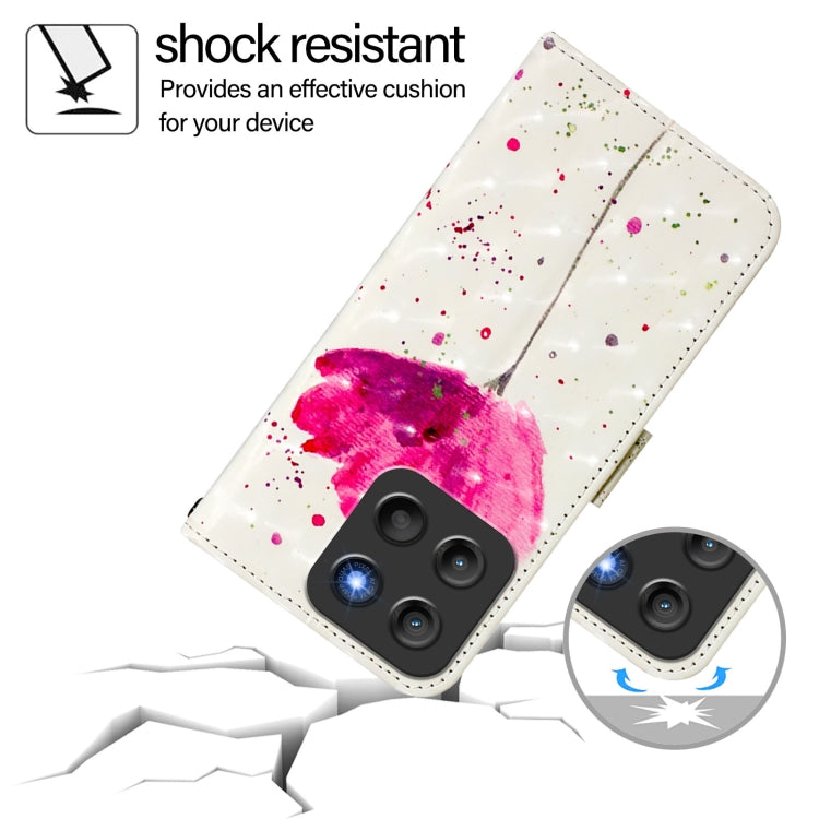 For Motorola Moto G15 3D Painting Horizontal Flip Leather Phone Case