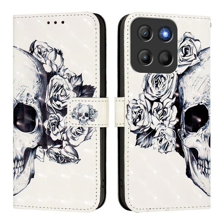 For Motorola Moto G15 3D Painting Horizontal Flip Leather Phone Case