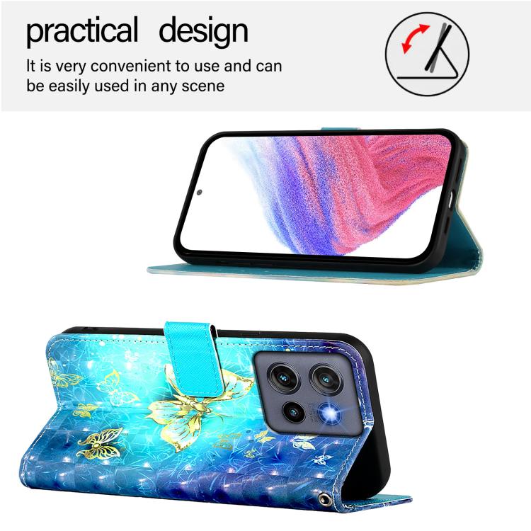 For Motorola Moto G Stylus 5G 2025 3D Painting Horizontal Flip Leather Phone Case