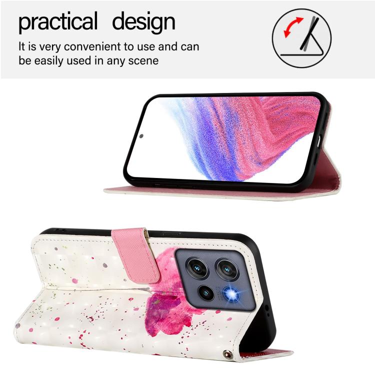 For Motorola Moto G Stylus 5G 2025 3D Painting Horizontal Flip Leather Phone Case
