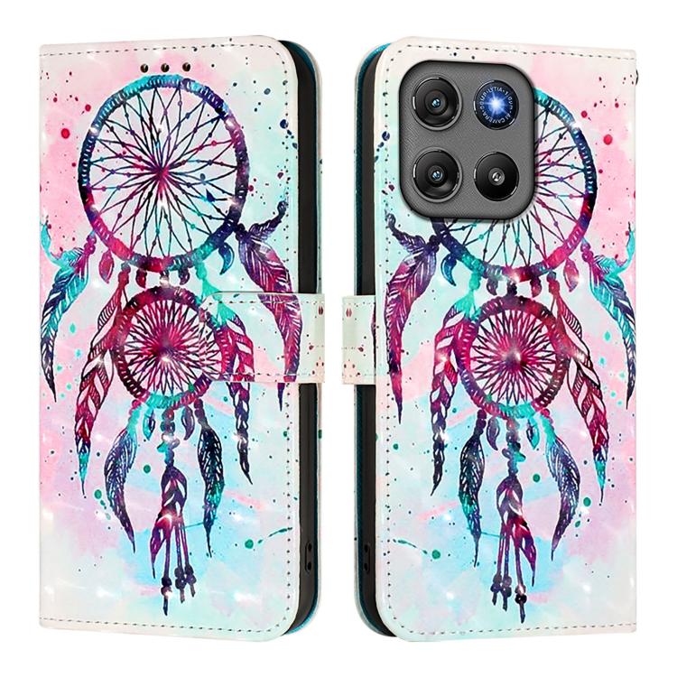 For Motorola Moto G67 Power 5G 3D Painting Horizontal Flip Leather Phone Case