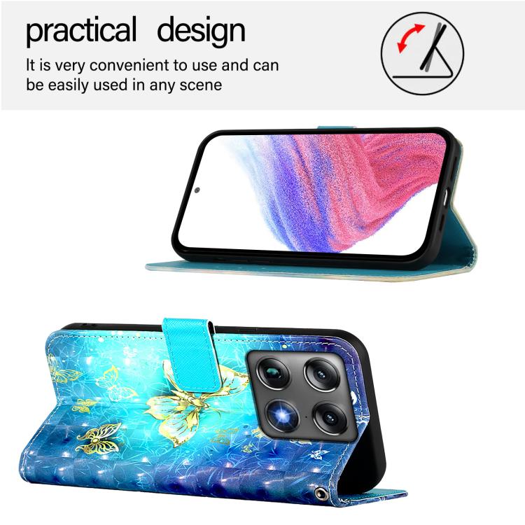 For Motorola Signature 5G 3D Painting Horizontal Flip Leather Phone Case