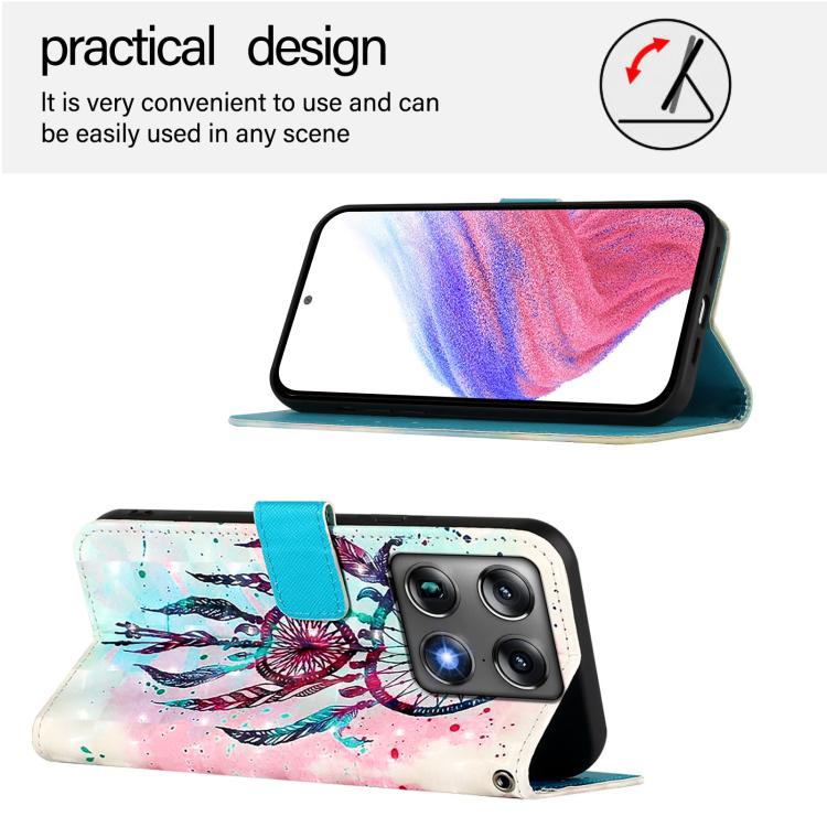 For Motorola Signature 5G 3D Painting Horizontal Flip Leather Phone Case