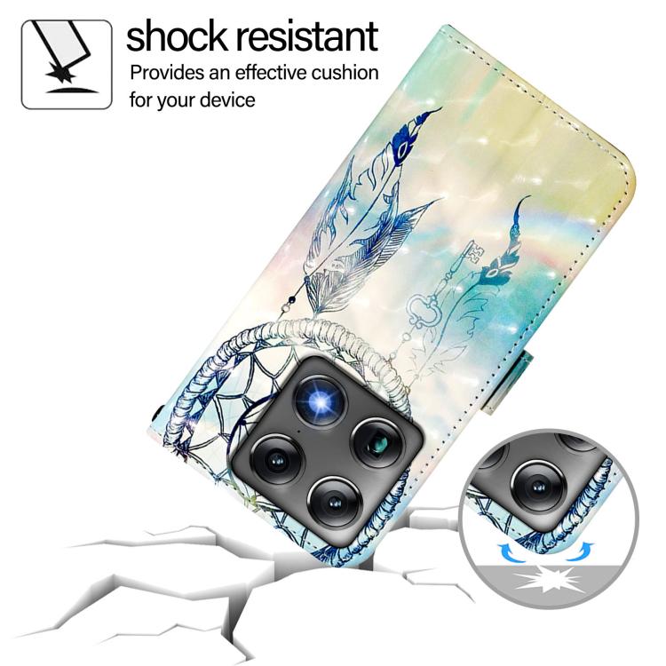 For Motorola Signature 5G 3D Painting Horizontal Flip Leather Phone Case