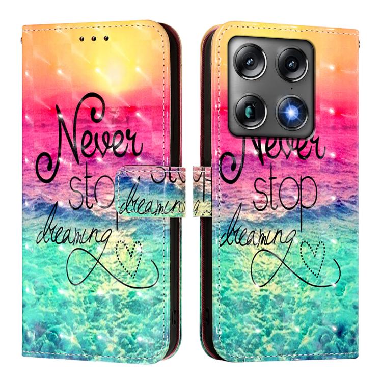 For Motorola Signature 5G 3D Painting Horizontal Flip Leather Phone Case