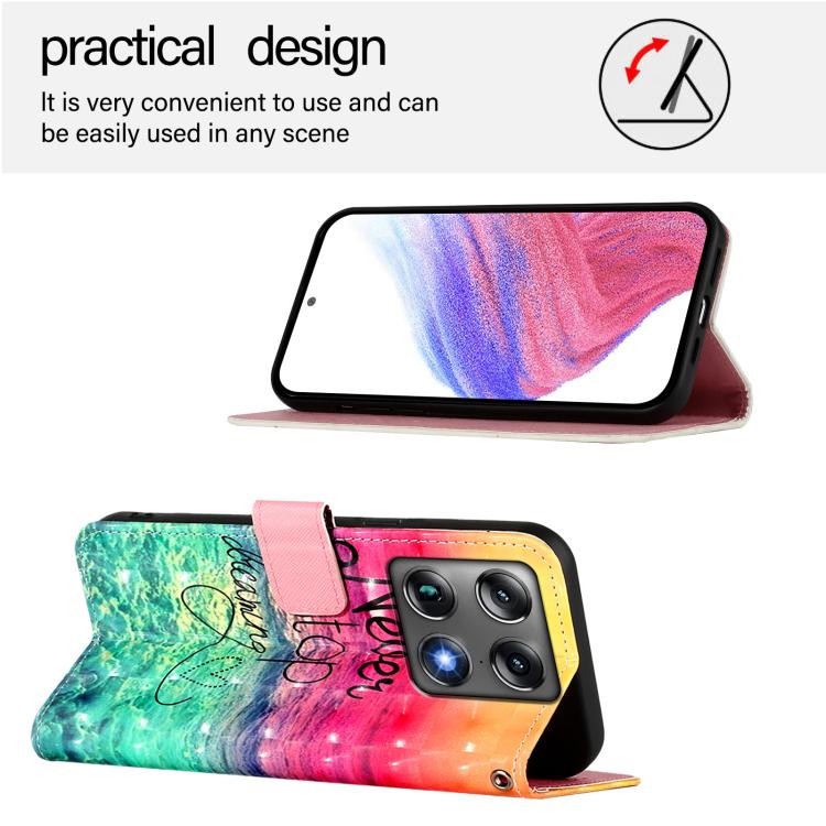 For Motorola Signature 5G 3D Painting Horizontal Flip Leather Phone Case
