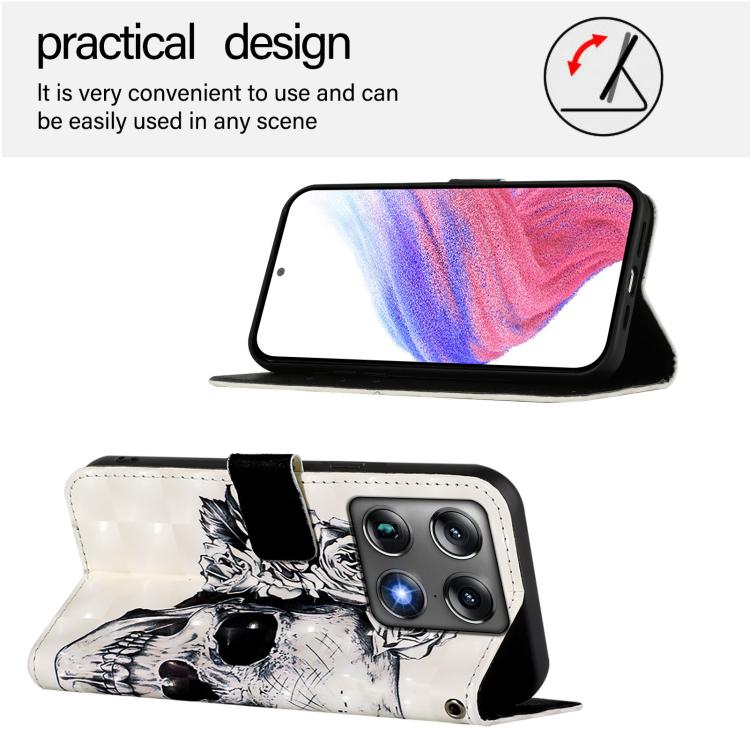 For Motorola Signature 5G 3D Painting Horizontal Flip Leather Phone Case