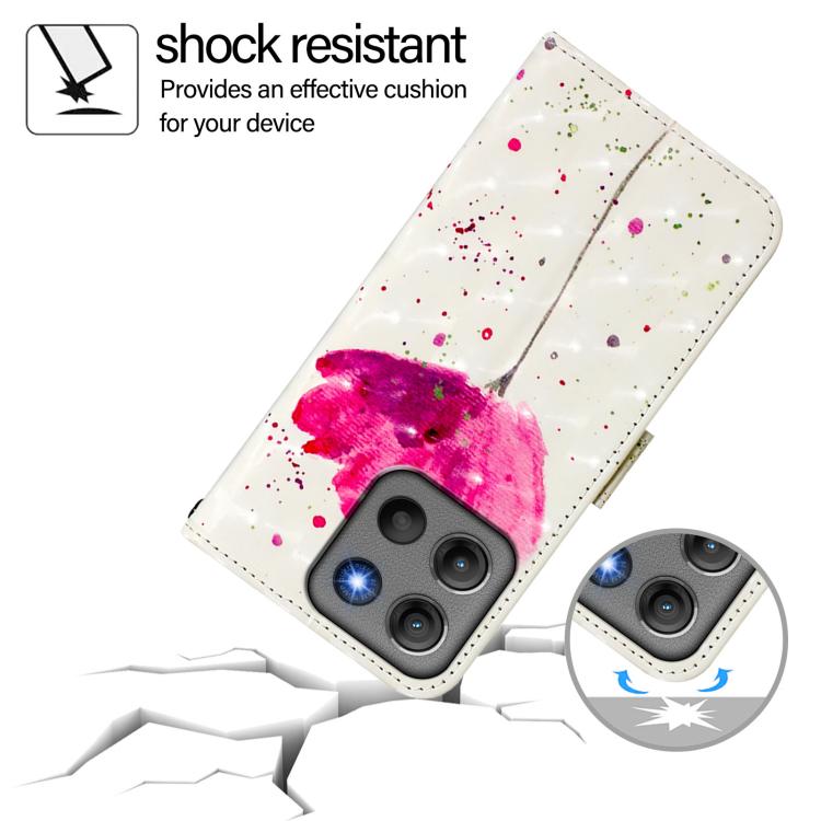 For Motorola Moto G17 / G17 Power / G15 3D Painting Horizontal Flip Leather Phone Case