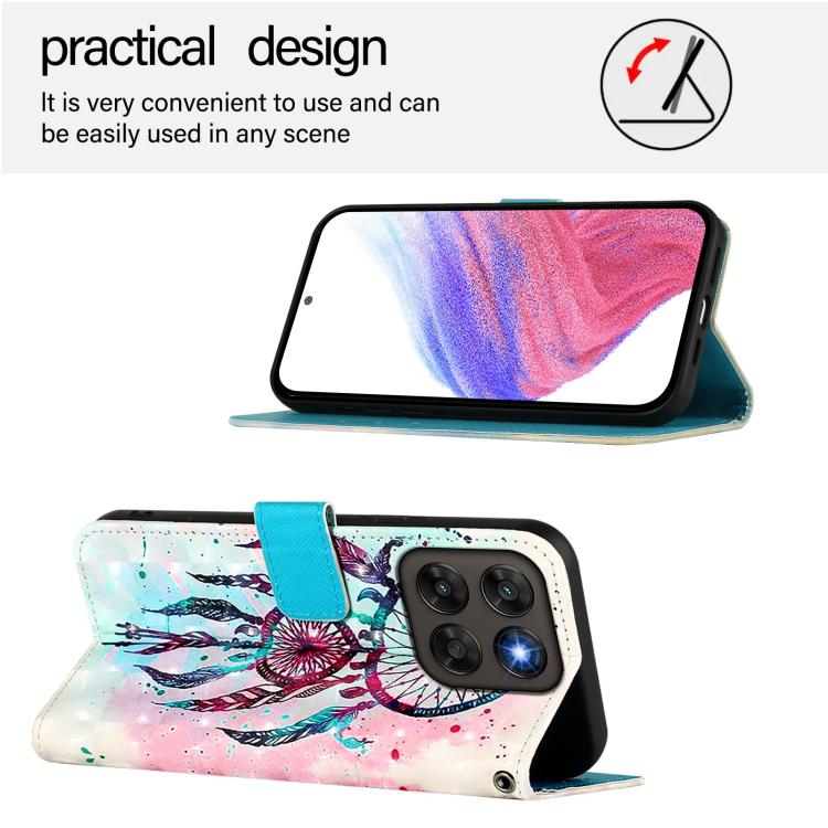 For Motorola Moto G87 / G67 / G77 5G 3D Painting Horizontal Flip Leather Phone Case
