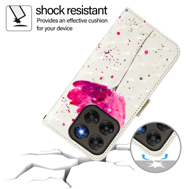 For Motorola Moto G87 / G67 / G77 5G 3D Painting Horizontal Flip Leather Phone Case