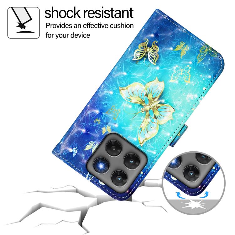 For Motorola Moto G37 / G37 Power / G47 5G 3D Painting Horizontal Flip Leather Phone Case