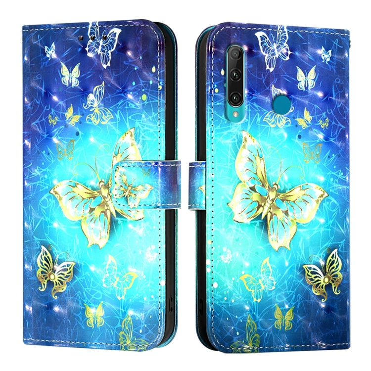 For Huawei Enjoy 9s / P Smart 2019 3D Painting Horizontal Flip Leather Phone Case