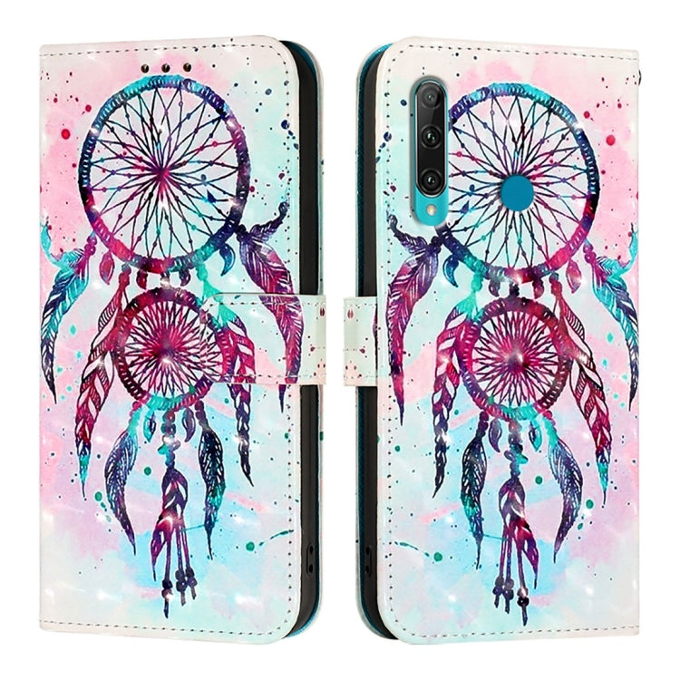 For Huawei Enjoy 9s / P Smart 2019 3D Painting Horizontal Flip Leather Phone Case