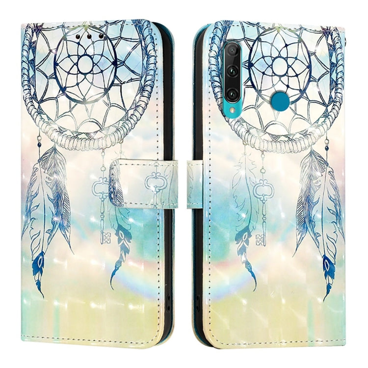 For Huawei Enjoy 9s / P Smart 2019 3D Painting Horizontal Flip Leather Phone Case