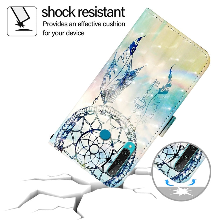 For Huawei Enjoy 9s / P Smart 2019 3D Painting Horizontal Flip Leather Phone Case