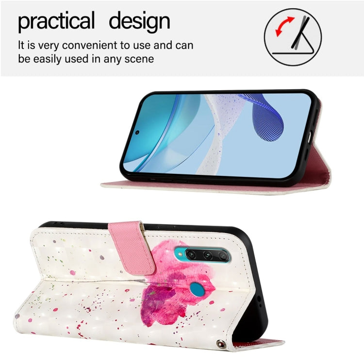 For Huawei Enjoy 9s / P Smart 2019 3D Painting Horizontal Flip Leather Phone Case