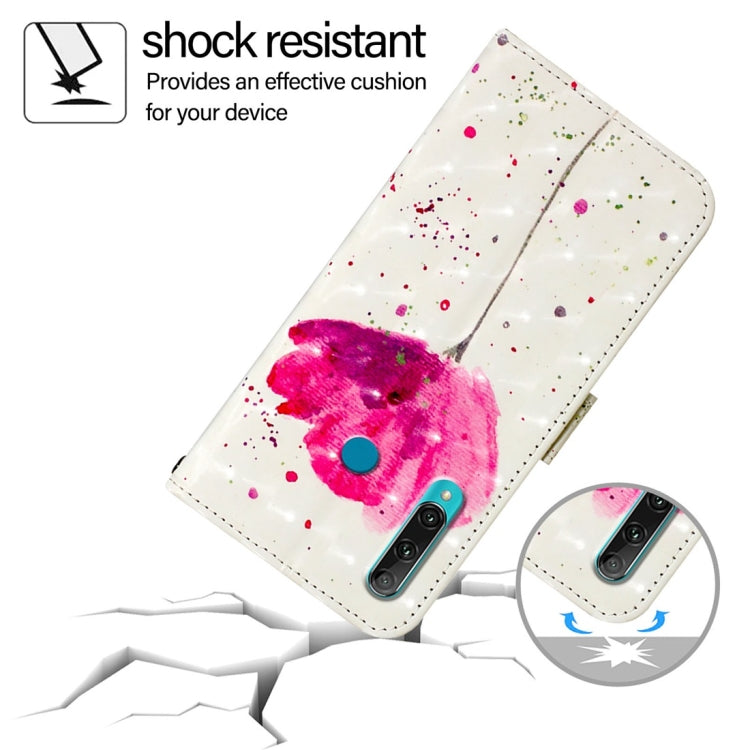 For Huawei Enjoy 9s / P Smart 2019 3D Painting Horizontal Flip Leather Phone Case