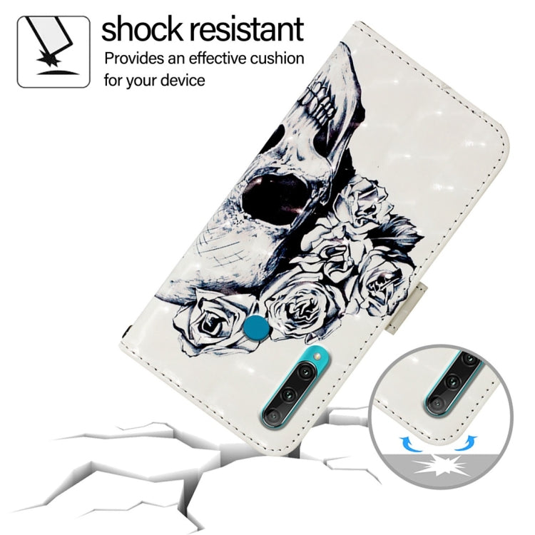 For Huawei Enjoy 9s / P Smart 2019 3D Painting Horizontal Flip Leather Phone Case