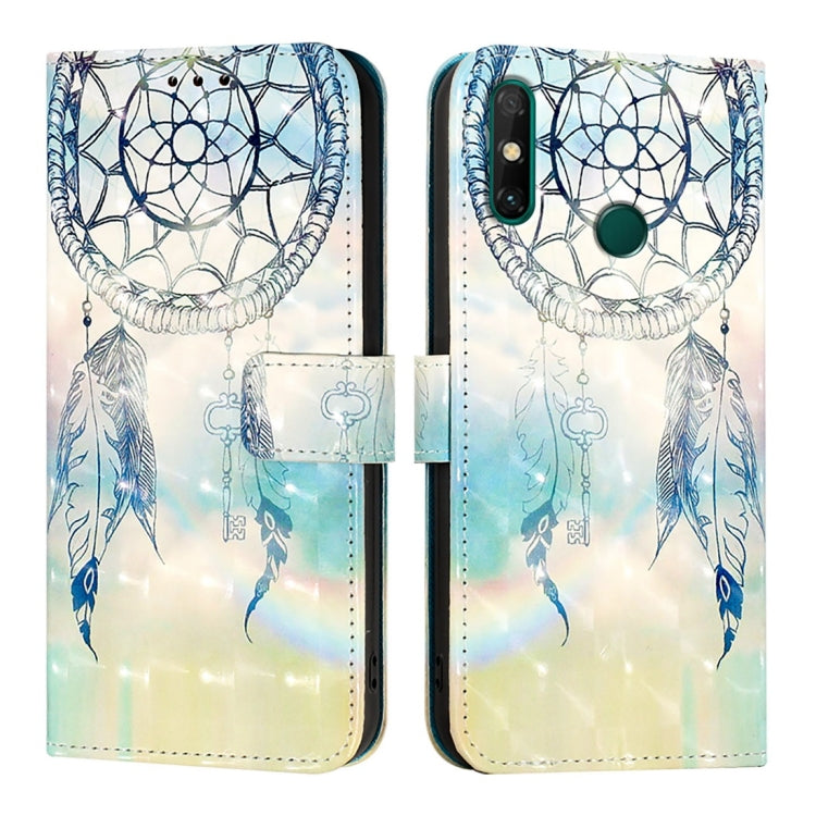 For Huawei Enjoy 20 SE / Y7a 4G 3D Painting Horizontal Flip Leather Phone Case