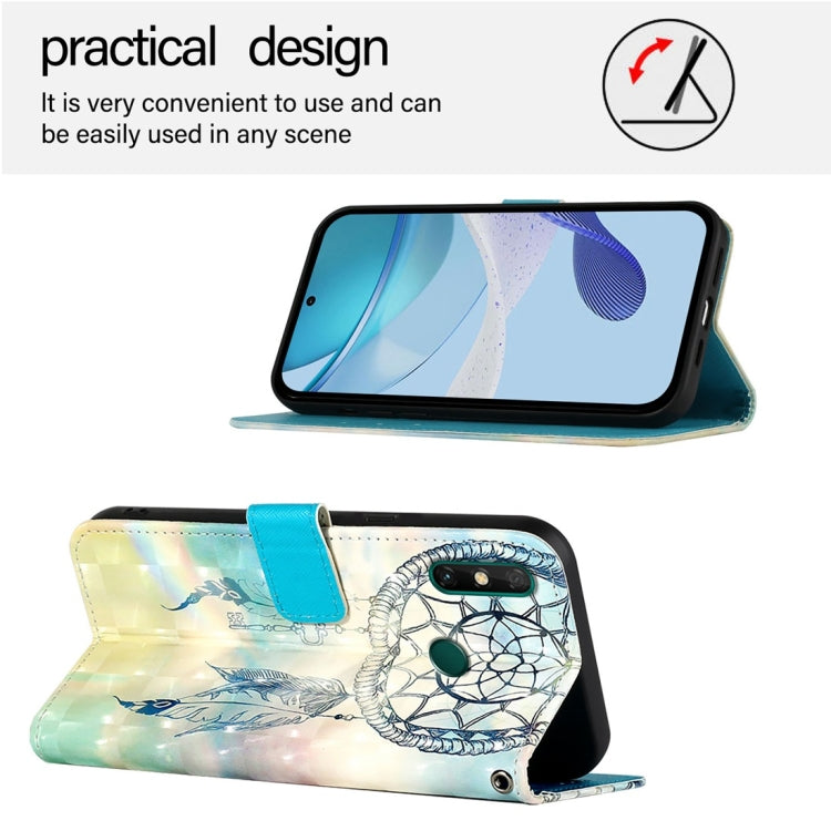 For Huawei Enjoy 20 SE / Y7a 4G 3D Painting Horizontal Flip Leather Phone Case