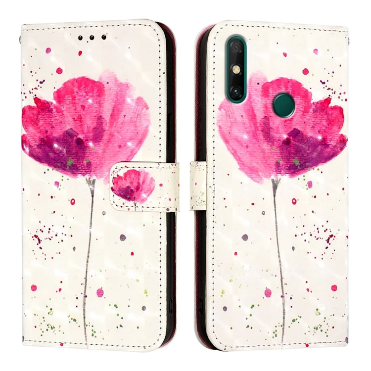 For Huawei Enjoy 20 SE / Y7a 4G 3D Painting Horizontal Flip Leather Phone Case