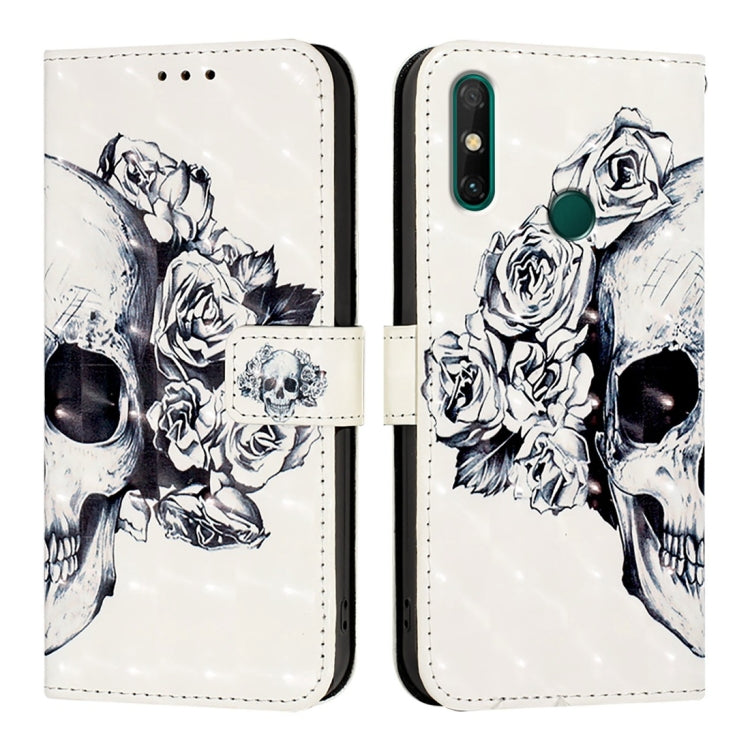 For Huawei Enjoy 20 SE / Y7a 4G 3D Painting Horizontal Flip Leather Phone Case