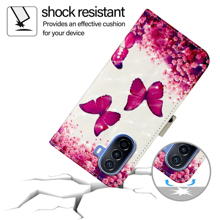 For Huawei Enjoy 50 4G / Nova Y70 Plus 3D Painting Horizontal Flip Leather Phone Case