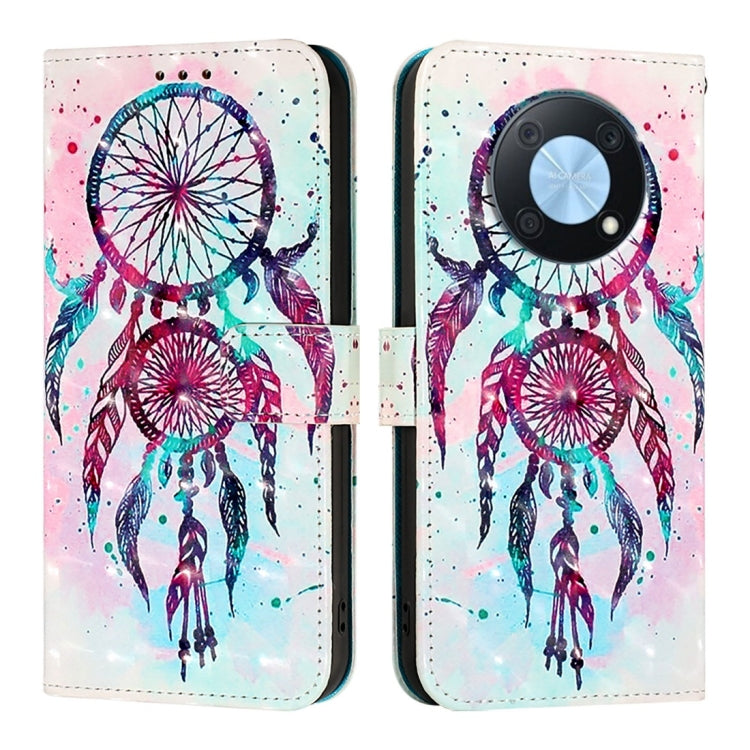 For Huawei Enjoy 50 Pro 4G / Nova Y90 3D Painting Horizontal Flip Leather Phone Case