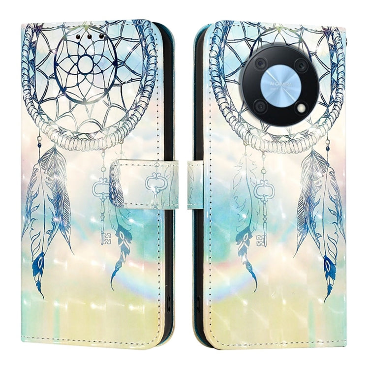 For Huawei Enjoy 50 Pro 4G / Nova Y90 3D Painting Horizontal Flip Leather Phone Case