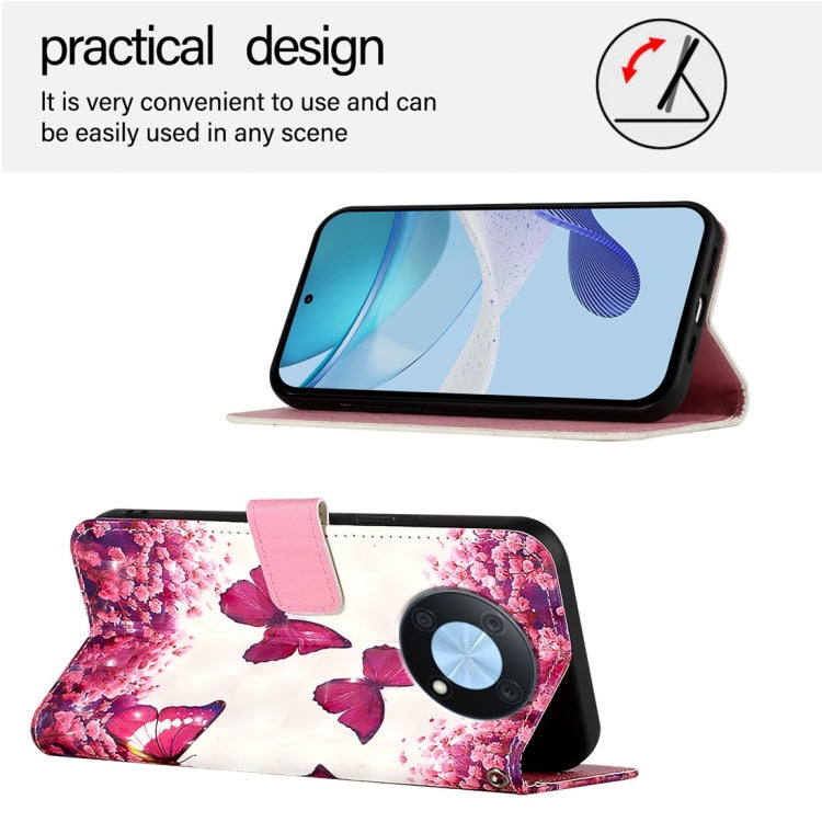 For Huawei Enjoy 50 Pro 4G / Nova Y90 3D Painting Horizontal Flip Leather Phone Case