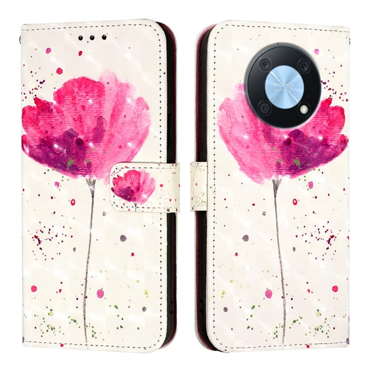 For Huawei Enjoy 50 Pro 4G / Nova Y90 3D Painting Horizontal Flip Leather Phone Case