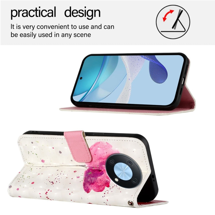 For Huawei Enjoy 50 Pro 4G / Nova Y90 3D Painting Horizontal Flip Leather Phone Case