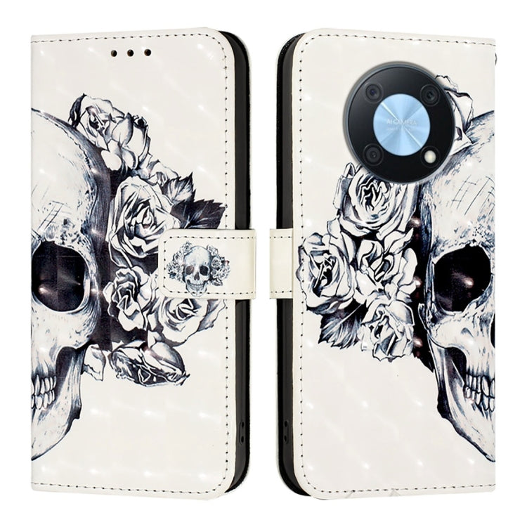 For Huawei Enjoy 50 Pro 4G / Nova Y90 3D Painting Horizontal Flip Leather Phone Case