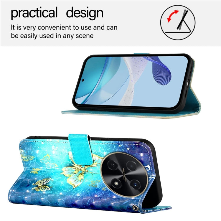 For Huawei nova 12i Global 3D Painting Horizontal Flip Leather Phone Case