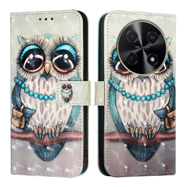 For Huawei nova 12i Global 3D Painting Horizontal Flip Leather Phone Case
