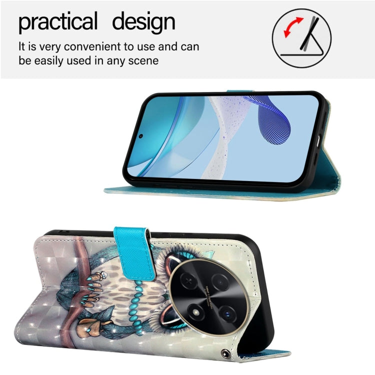For Huawei nova 12i Global 3D Painting Horizontal Flip Leather Phone Case
